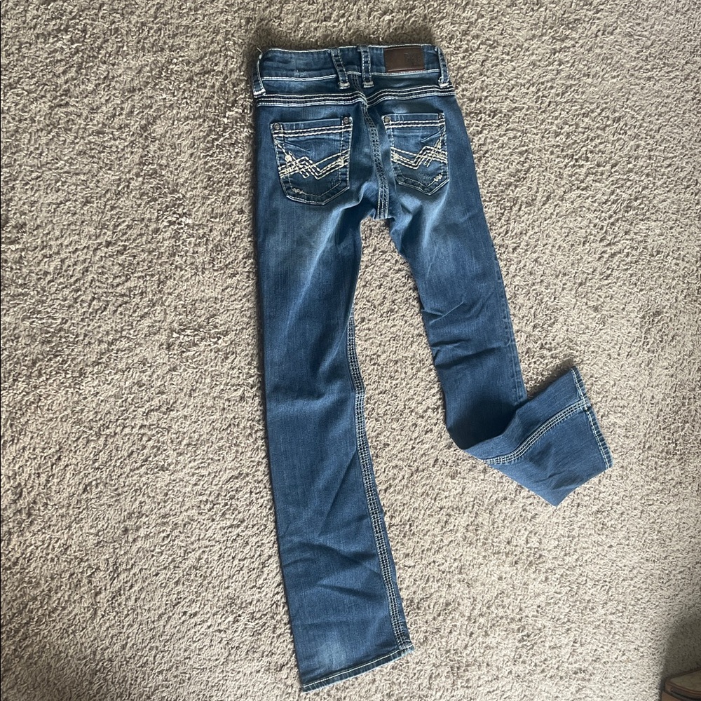 BKE Classic Blue Straight Leg Jeans